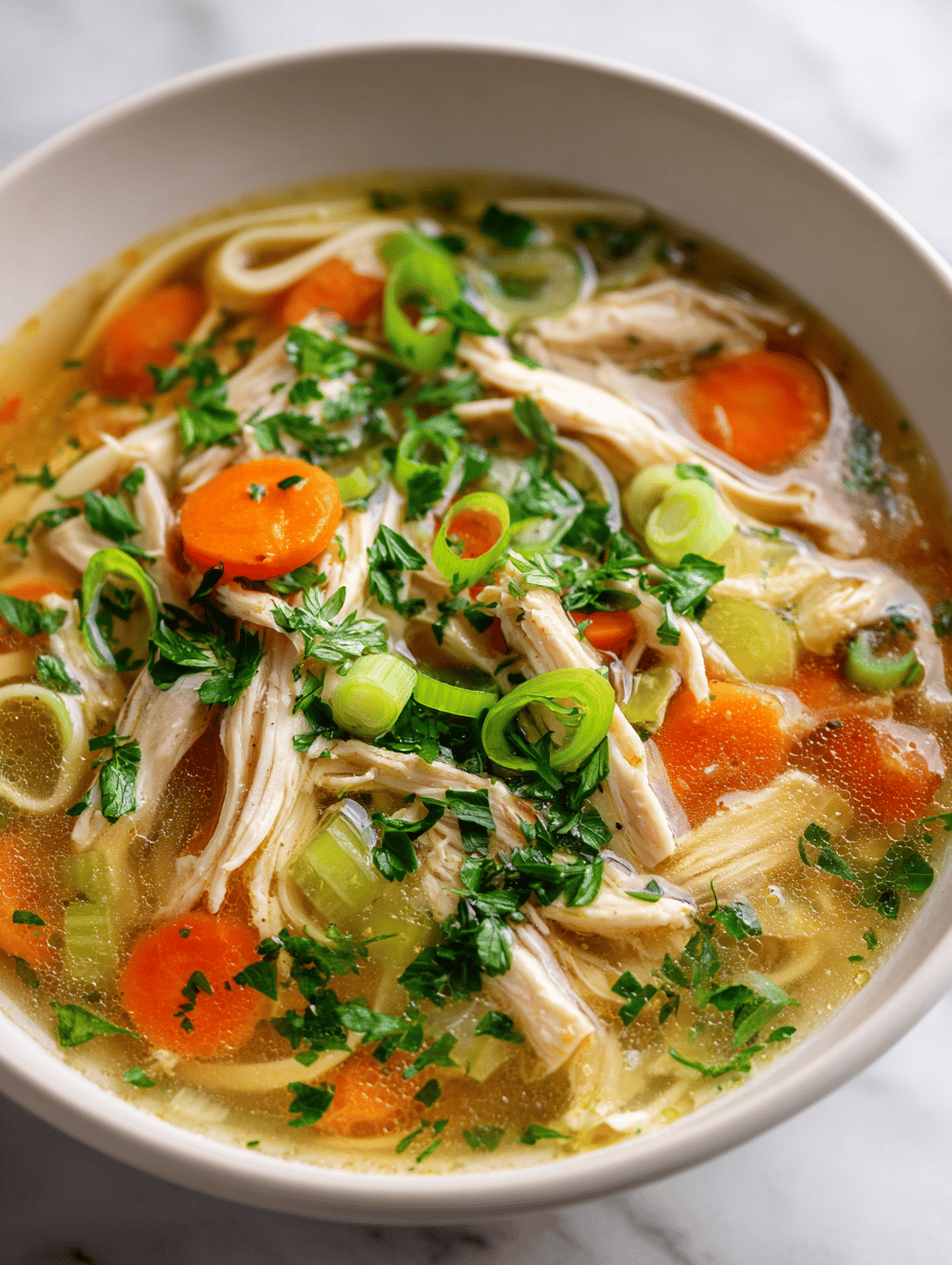 Simple Chicken Soup with a Twist: The Broth That Tells a Story