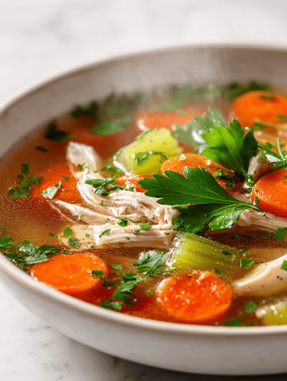 instant pot chicken soup recipe