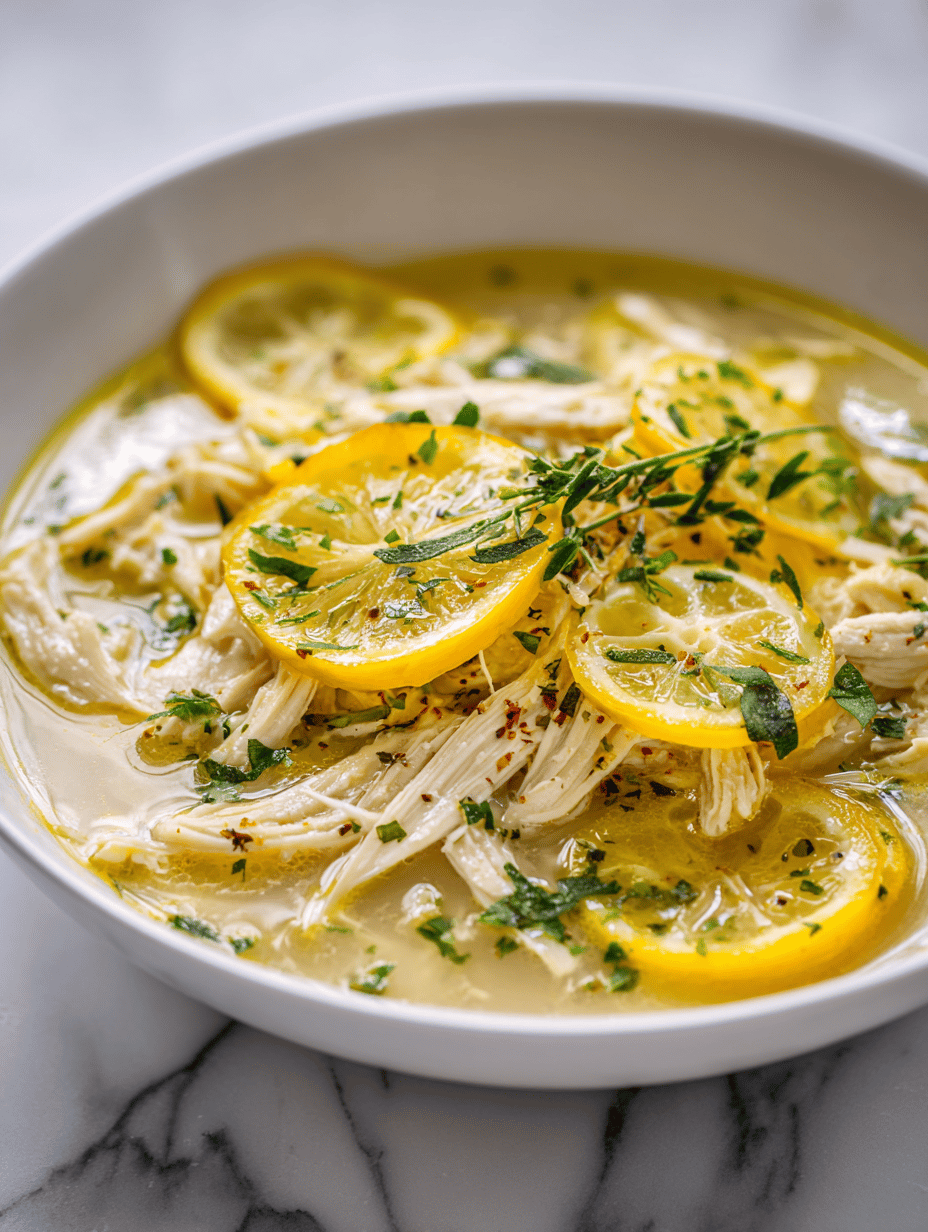 lemon chicken soup recipe