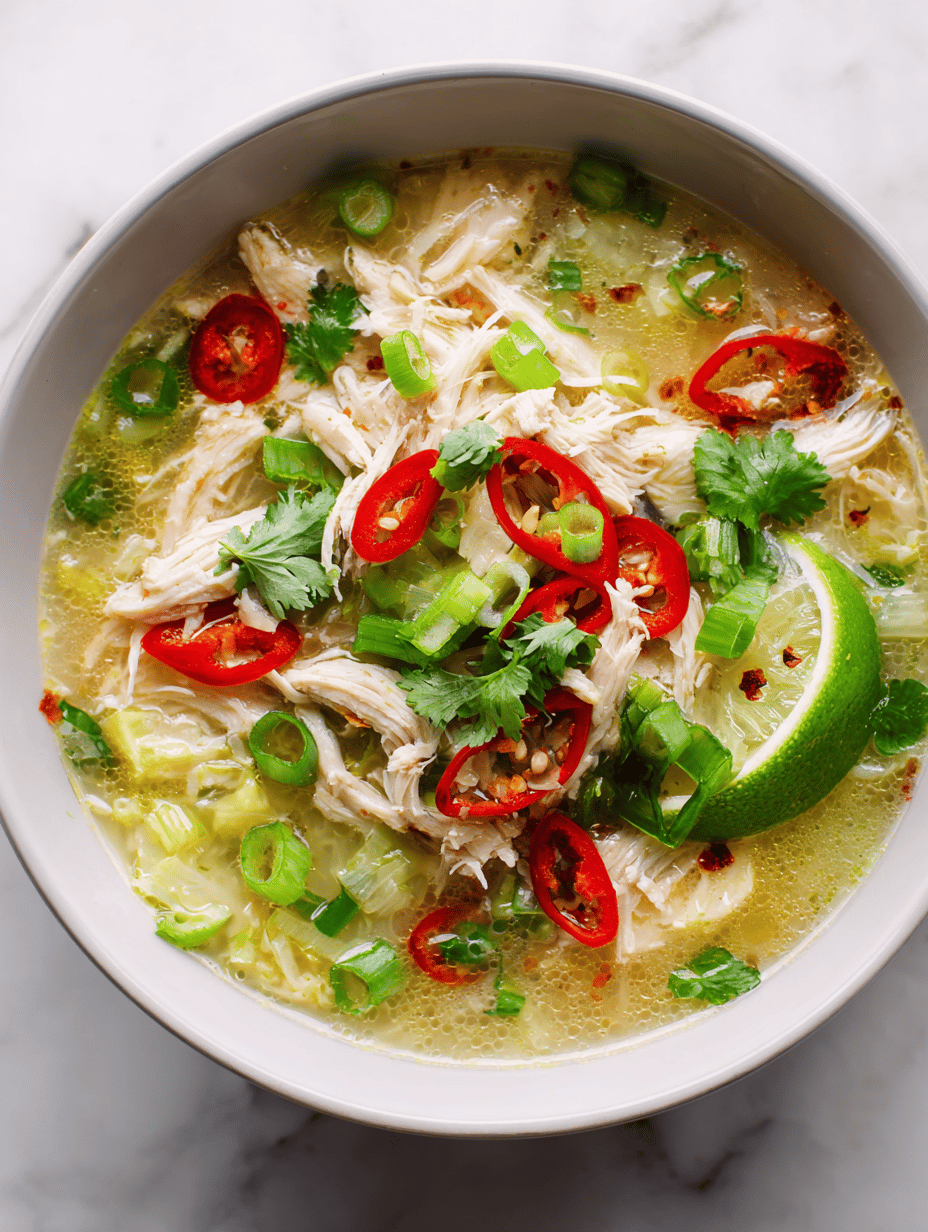 Thai chicken soup recipe